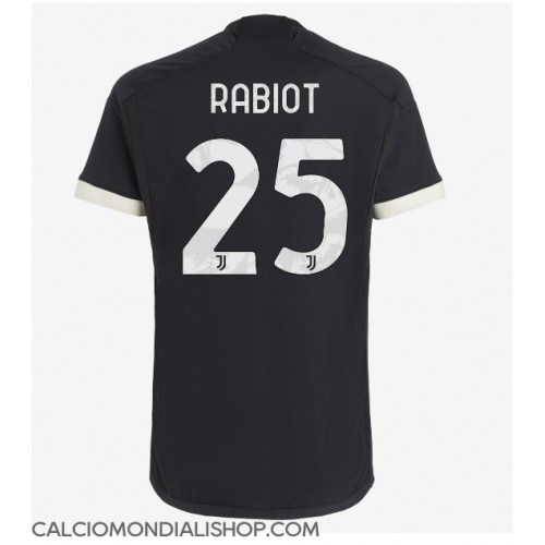 Maglie da calcio Juventus Adrien Rabiot #25 Terza Maglia 2023-24 Manica Corta